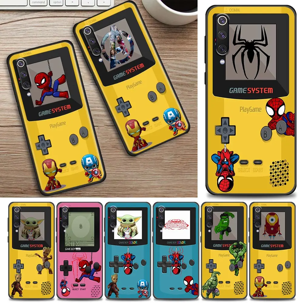 Marvel Spider Iron Man Logo Phone Case For Xiaomi Mi 8 9T 10 Lite 10T Note10 Pro Cover For Mi9T Mi9Lite Soft Coque Funda GameBoy
Marvel Spider Iron Man Logo Phone Case For Xiaomi Mi 8 9T 10 Lite 10T Note10 Pro Cover For Mi9T Mi9Lite Soft Coque Funda GameBoy