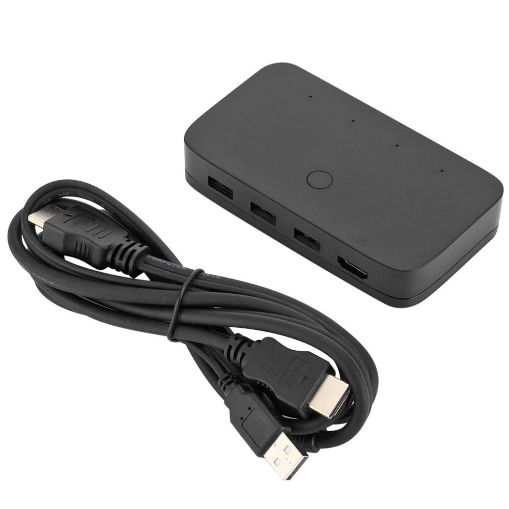 KVM-переключатель 2/4 портов HDMI компьютер хост HDMI 2-в-1-выход Мышь Клавиатура принтер USB Sharer /W HDMI кабель 4k * 2k HDMI-KVM конвертер 
KVM-переключатель 2/4 портов HDMI компьютер хост HDMI 2-в-1-выход Мышь Клавиатура принтер USB Sharer /W HDMI кабель 4k * 2k HDMI-KVM конвертер