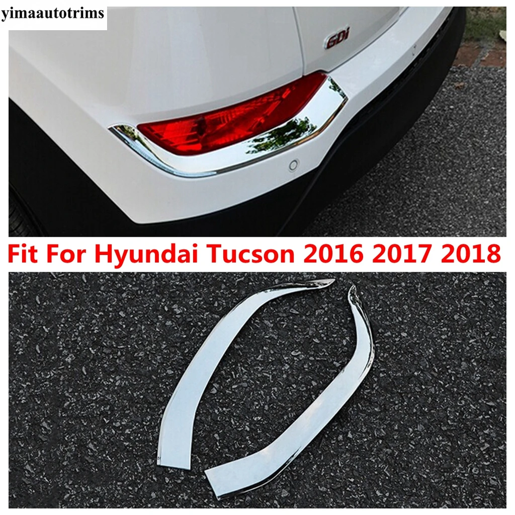 Rear Fog Lights Lamps Eyelid Eyebrow Strip Cover Trim Fit For Hyundai Tucson 2016 2017 2018 ABS Chrome Accessories Exterior
Rear Fog Lights Lamps Eyelid Eyebrow Strip Cover Trim Fit For Hyundai Tucson 2016 2017 2018 ABS Chrome Accessories Exterior