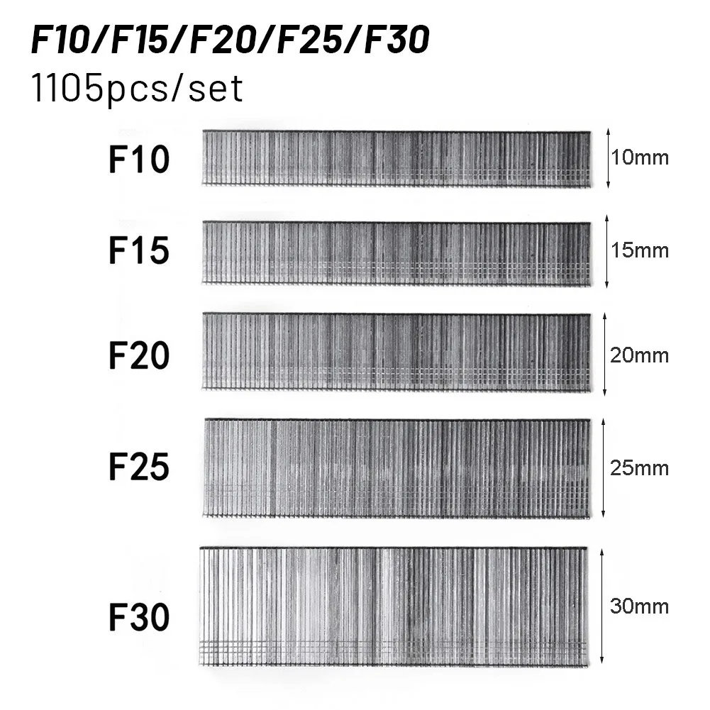 1105pcs F15/F20/F25/F30 Straight Brad Nails For Home Gardening Woodworking DIY For Decorating Furniture Floors Wall Panels
1105pcs F15/F20/F25/F30 Straight Brad Nails For Home Gardening Woodworking DIY For Decorating Furniture Floors Wall Panels