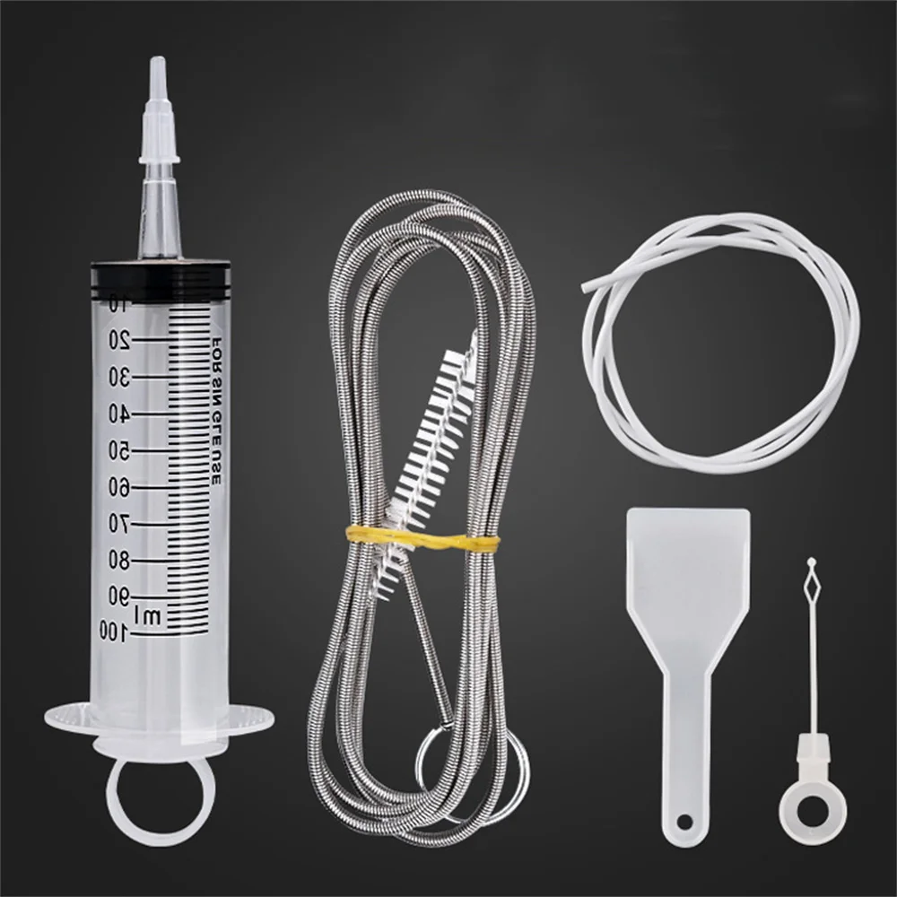 5pcs/set Refrigerator Drain Hole Desilter Cleaner Kitchen Fridge Syringe Hose Dredge Drain Brush Flexible Unblocker Hmoe Clean
5pcs/set Refrigerator Drain Hole Desilter Cleaner Kitchen Fridge Syringe Hose Dredge Drain Brush Flexible Unblocker Hmoe Clean