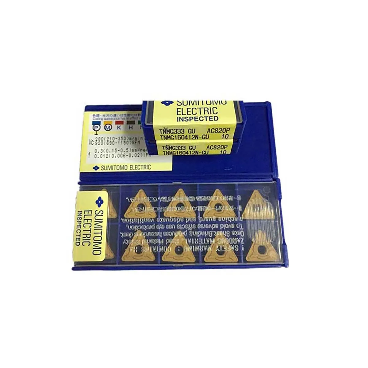 SUMITOMO 100% Original TNMG TNMG16 TNMG160412N GU AC830P TNMG160412R HM AC820P Medium Carbide Turning Inserts
SUMITOMO 100% Original TNMG TNMG16 TNMG160412N GU AC830P TNMG160412R HM AC820P Medium Carbide Turning Inserts