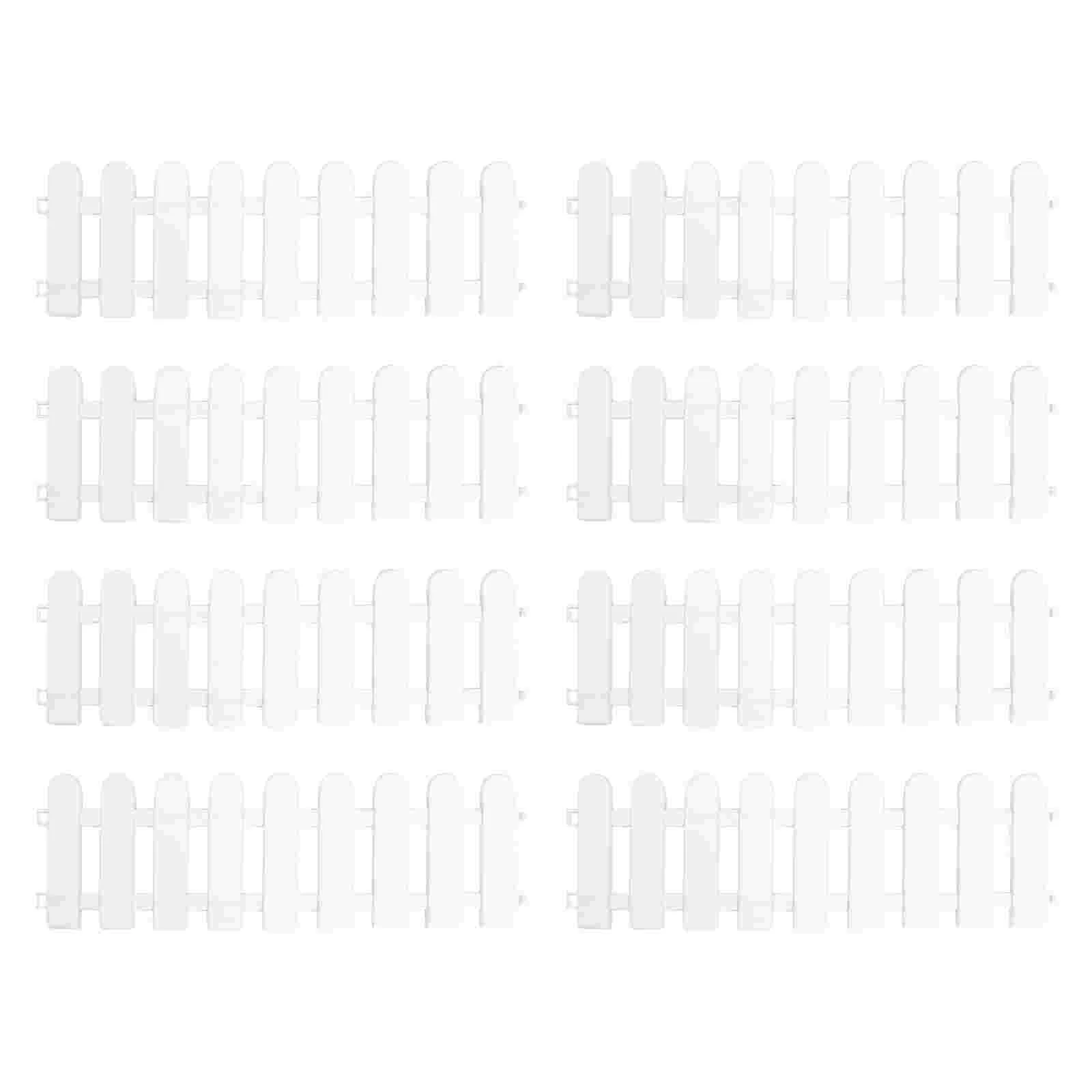 8pcs Garden Picket Fence White Edgings Grass Lawn Flowerbeds Border Landscape Panels for Wedding Party Decor Miniature Indoor
8pcs Garden Picket Fence White Edgings Grass Lawn Flowerbeds Border Landscape Panels for Wedding Party Decor Miniature Indoor
