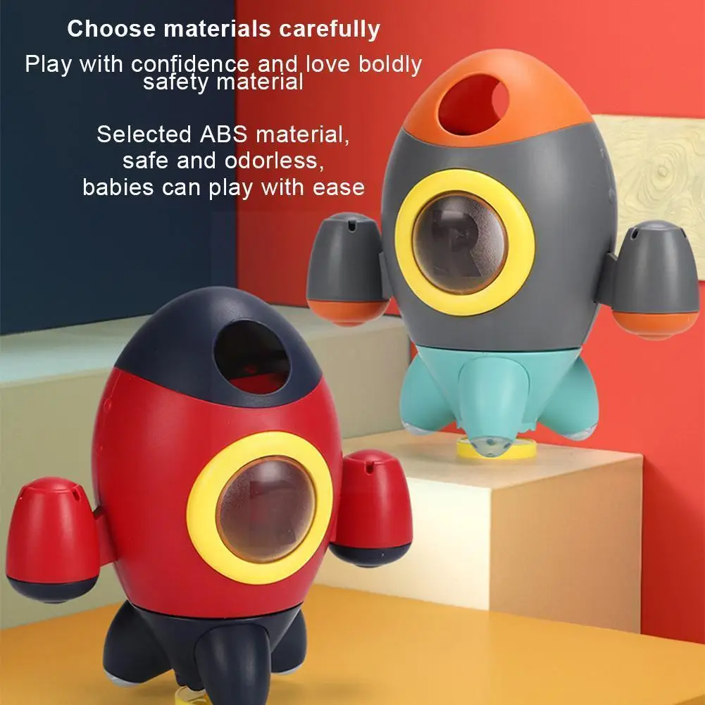 Rocket Bathroom Toys Rocket Fountain Bath Toys Rotary Bathroom Water Water Playing Baby Educational Toy Toys Spraying A0q4
Rocket Bathroom Toys Rocket Fountain Bath Toys Rotary Bathroom Water Water Playing Baby Educational Toy Toys Spraying A0q4