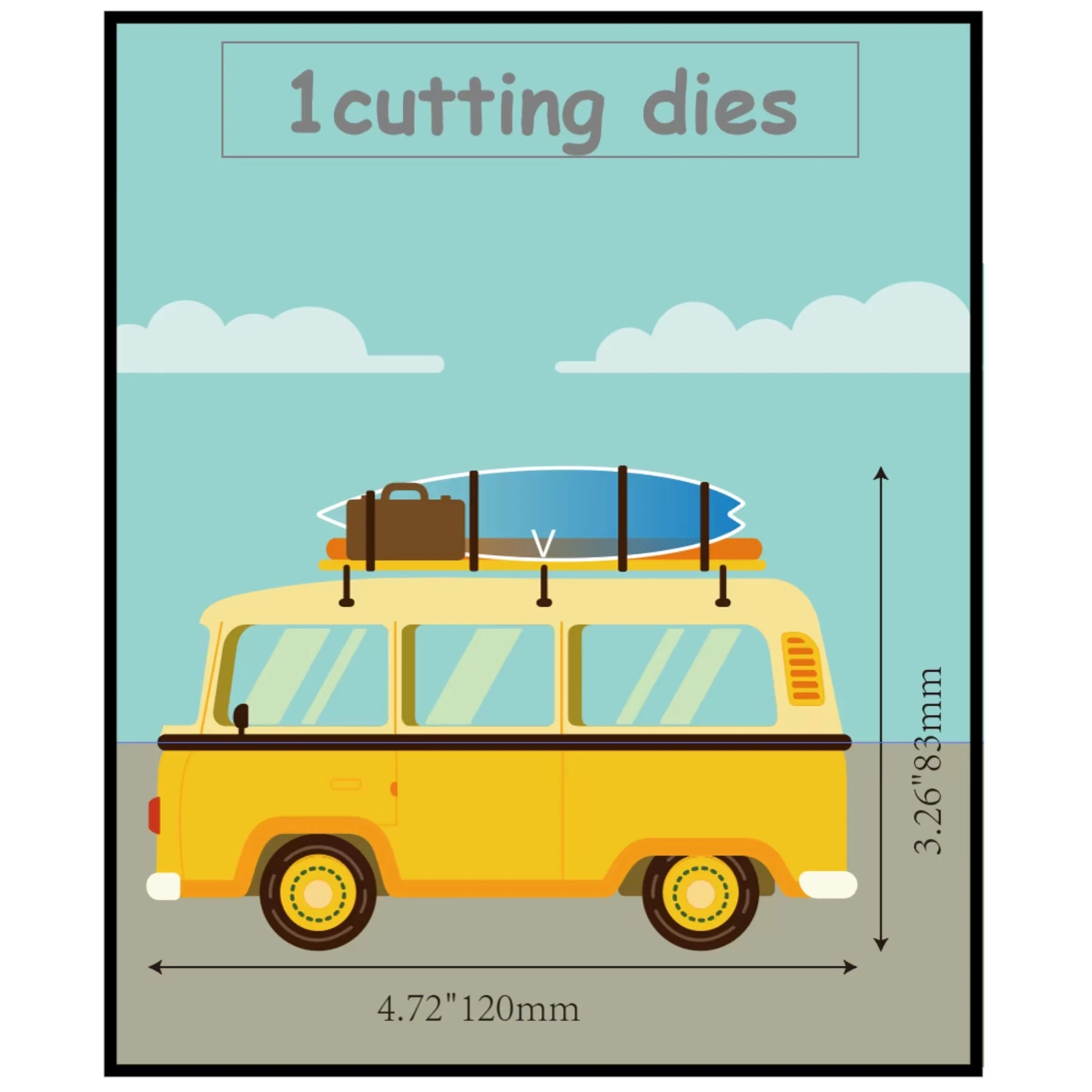 Travel Van Cutting Dies New Arrival 2023 Scrapbooking For Card Making Paper DIY Die Cuts Embossing Decoration Craft
Travel Van Cutting Dies New Arrival 2023 Scrapbooking For Card Making Paper DIY Die Cuts Embossing Decoration Craft