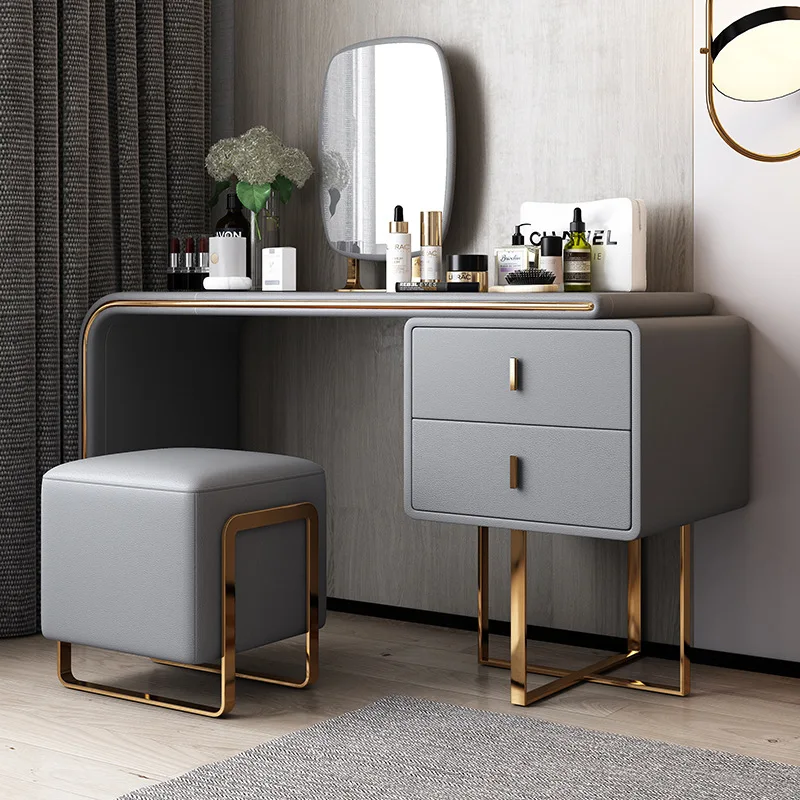 Italian simple luxury leather dressing table dressing mirror dressing stool dressing table bedroom dressing table mirror stool
Italian simple luxury leather dressing table dressing mirror dressing stool dressing table bedroom dressing table mirror stool