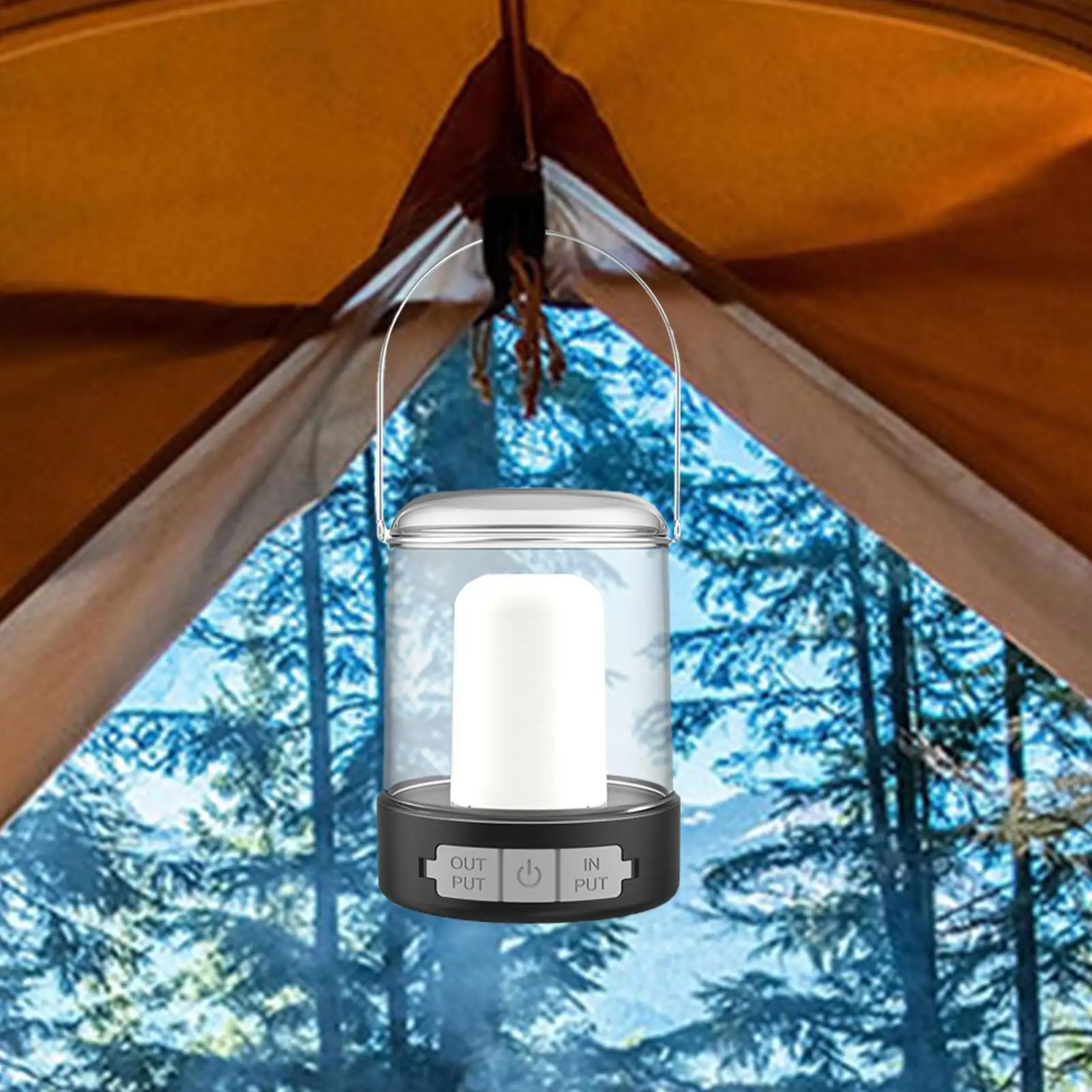 Outdoor Camping Lights LED Rechargeable Tent Lamp IPX4 Waterproof Lantern Portable Working Lamp Flashlight For Patio Garden Yard
Outdoor Camping Lights LED Rechargeable Tent Lamp IPX4 Waterproof Lantern Portable Working Lamp Flashlight For Patio Garden Yard