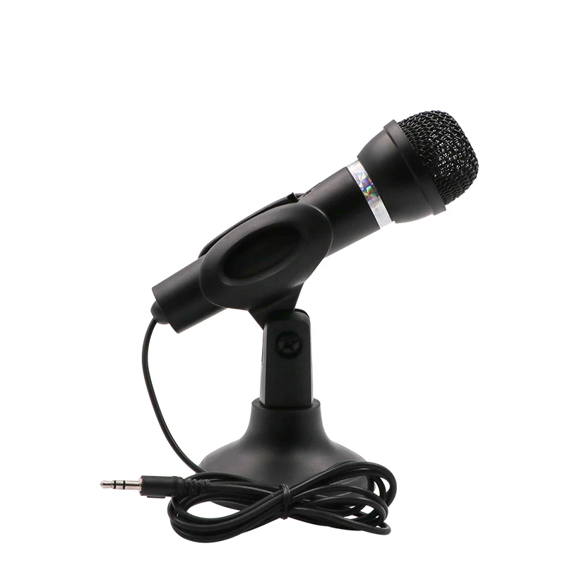 Microphone 3.5mm Home Stereo MIC Desktop Stand for PC YouTube Video Skype Chatting Gaming Podcast Recording microphone
Microphone 3.5mm Home Stereo MIC Desktop Stand for PC YouTube Video Skype Chatting Gaming Podcast Recording microphone