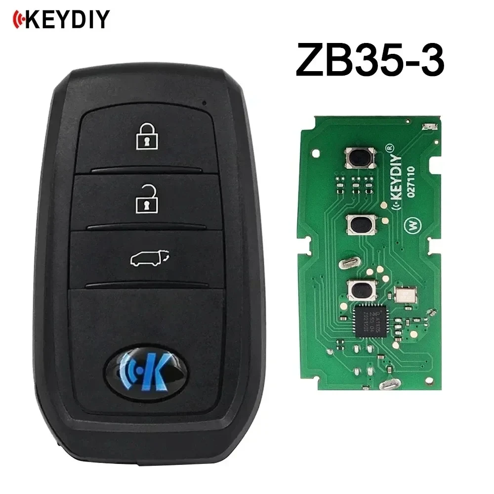 KEYDIY ZB35-3/ZB35-4 Универсальный удаленный автомобильный ключ серии ZB Smart KD для Toyota для KD-X2 KD-MAX Инструменты, подходящие для более 2000 моделей
KEYDIY ZB35-3/ZB35-4 Универсальный удаленный автомобильный ключ серии ZB Smart KD для Toyota для KD-X2 KD-MAX Инструменты, подходящие для более 2000 моделей