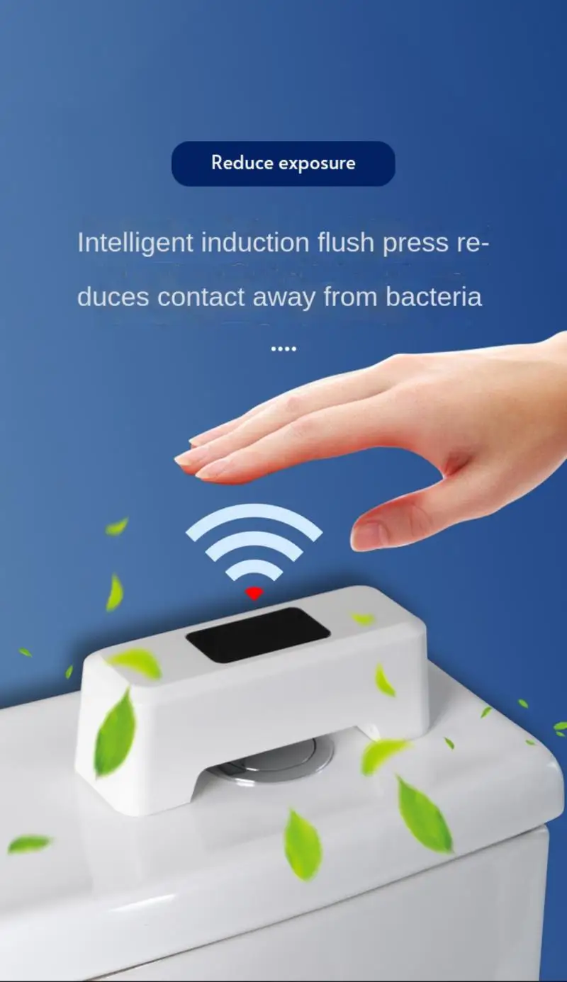 Infrared toilet button induction type automatic flushing household children and the elderly smart accessories flushing sensor
Infrared toilet button induction type automatic flushing household children and the elderly smart accessories flushing sensor