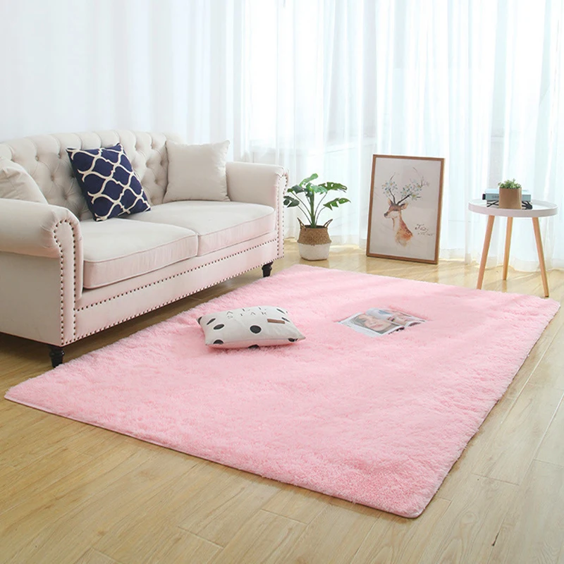 Bedroom Decoration Solid Color Carpet Modern Style Rectangular Thickened Washed Bedside Carpets for Living Room Coffee Table
Bedroom Decoration Solid Color Carpet Modern Style Rectangular Thickened Washed Bedside Carpets for Living Room Coffee Table