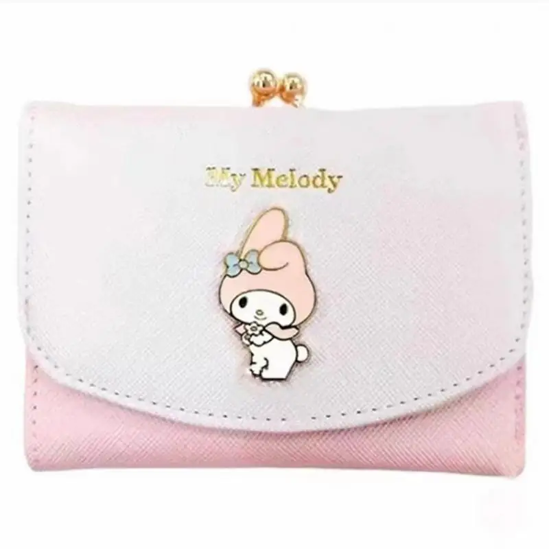 Sanrio Kuromi Cinnamoroll Cartoon Short Wallet My Melody Kawaii Pu Student Small Change Card Storage Bag Girl Birthday Gift
Sanrio Kuromi Cinnamoroll Cartoon Short Wallet My Melody Kawaii Pu Student Small Change Card Storage Bag Girl Birthday Gift