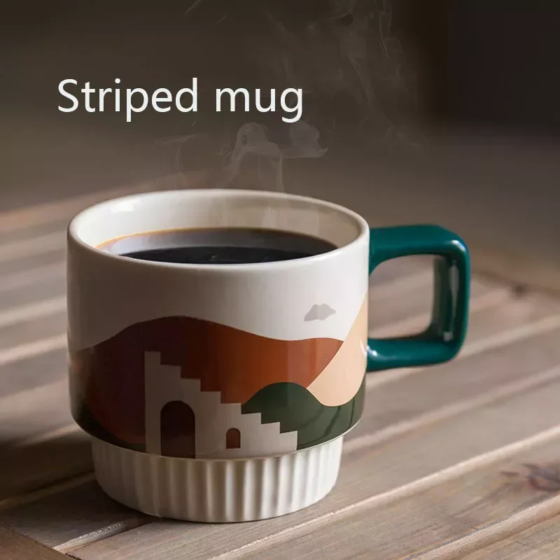 Morandi Oasis Nordic Ceramic Mug Coffee Cup Drinkware Tea Water Drinks Cup Breakfast Milk Latte Cup Household Office for Cups
Morandi Oasis Nordic Ceramic Mug Coffee Cup Drinkware Tea Water Drinks Cup Breakfast Milk Latte Cup Household Office for Cups
