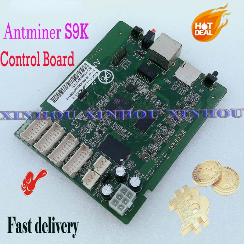 BTC BCH mining BITMAIN Antminer S9K Data Circuit Board Control Board Motherboard Replace For Bad Asic miner Antminer S9K Part
BTC BCH mining BITMAIN Antminer S9K Data Circuit Board Control Board Motherboard Replace For Bad Asic miner Antminer S9K Part