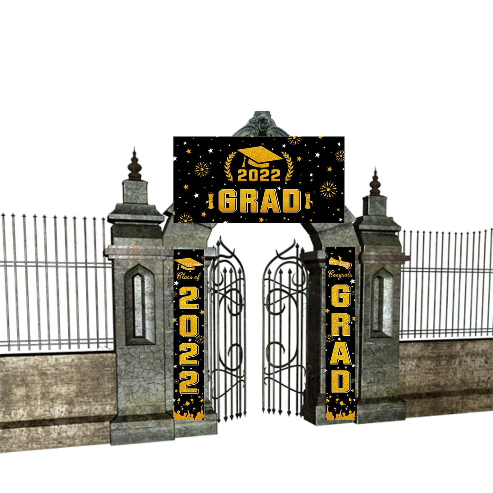 Graduation Backdrop And Door Banner Kit Grad Backdrop Graduation Banner Set Graduation Banner Porch Signs Black And Gold
Graduation Backdrop And Door Banner Kit Grad Backdrop Graduation Banner Set Graduation Banner Porch Signs Black And Gold