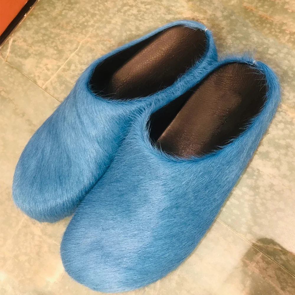 2023 Italian Summer New Mid-heel Slippers Luxury Brand Designer Mink Plush Sandals Fashion Casual Horsehair Shoes
2023 Italian Summer New Mid-heel Slippers Luxury Brand Designer Mink Plush Sandals Fashion Casual Horsehair Shoes