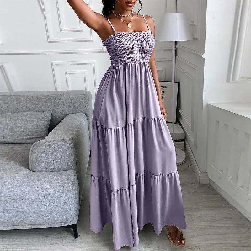 Bohemian Beach Long Dress Vestidos 2021 Summer Elegant Ladies Suspenders Pleated Party Dress Ladies Leaf Print Sexy Long Dress
Bohemian Beach Long Dress Vestidos 2021 Summer Elegant Ladies Suspenders Pleated Party Dress Ladies Leaf Print Sexy Long Dress