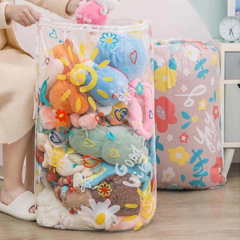 Quilt Storage Bag Transparent for Packaging Large Capacity Moving Bag Dustproof Clothes Organizer Drawstring Toys Storage Bag
Quilt Storage Bag Transparent for Packaging Large Capacity Moving Bag Dustproof Clothes Organizer Drawstring Toys Storage Bag