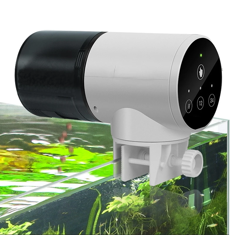 

Automatic Fish Feeder Digital Tank Aquarium Fish Tanks Accessories Electrical Plastic Timer Feeder LED Display Feeding Dispenser