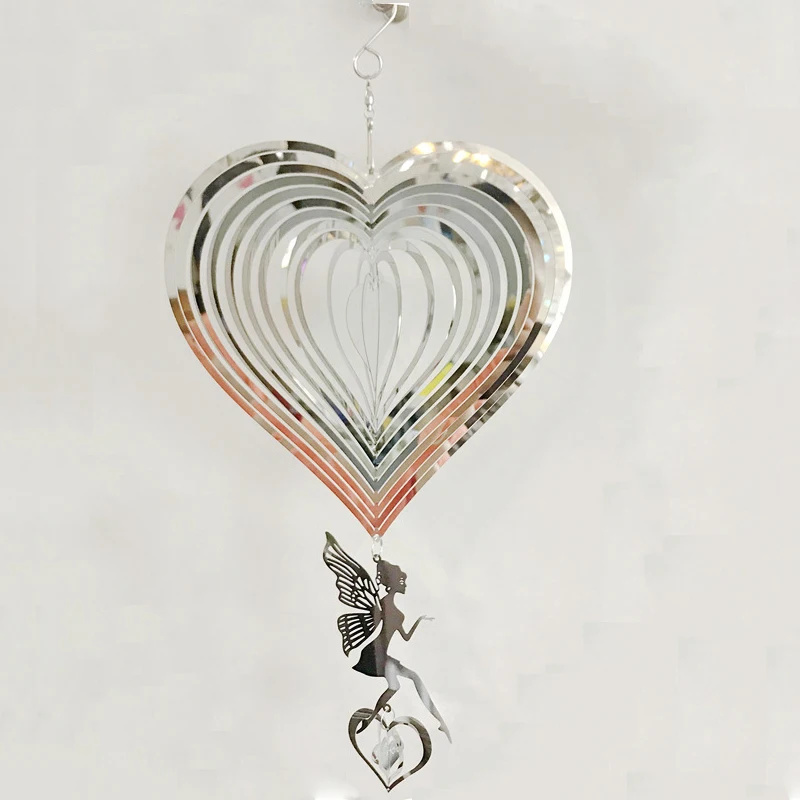 Creative Cute Love Angel Wind Chime Outdoor Turning Garden Indoor Balcony Landscape Hanging Decoration Wind Chime
Creative Cute Love Angel Wind Chime Outdoor Turning Garden Indoor Balcony Landscape Hanging Decoration Wind Chime