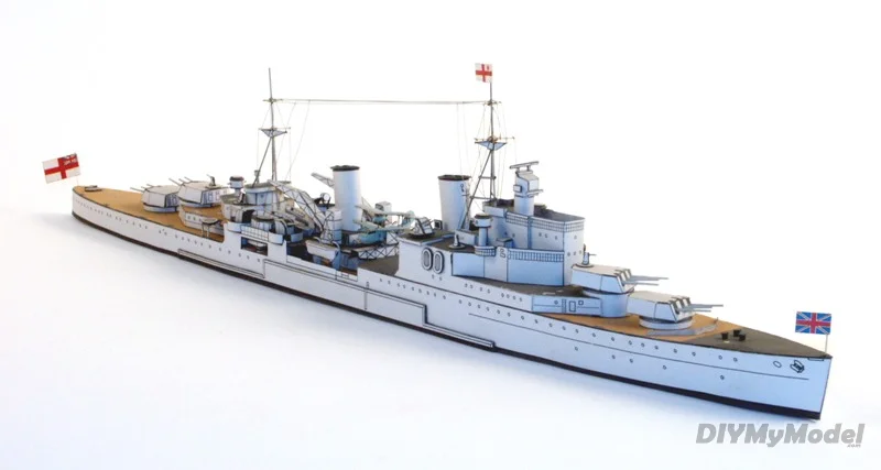 DIYMyModeI British Heavy Cruiser Sheffield DIY Handcraft Paper Model Kit HandmadeToy Puzzles Gift Movie prop
DIYMyModeI British Heavy Cruiser Sheffield DIY Handcraft Paper Model Kit HandmadeToy Puzzles Gift Movie prop