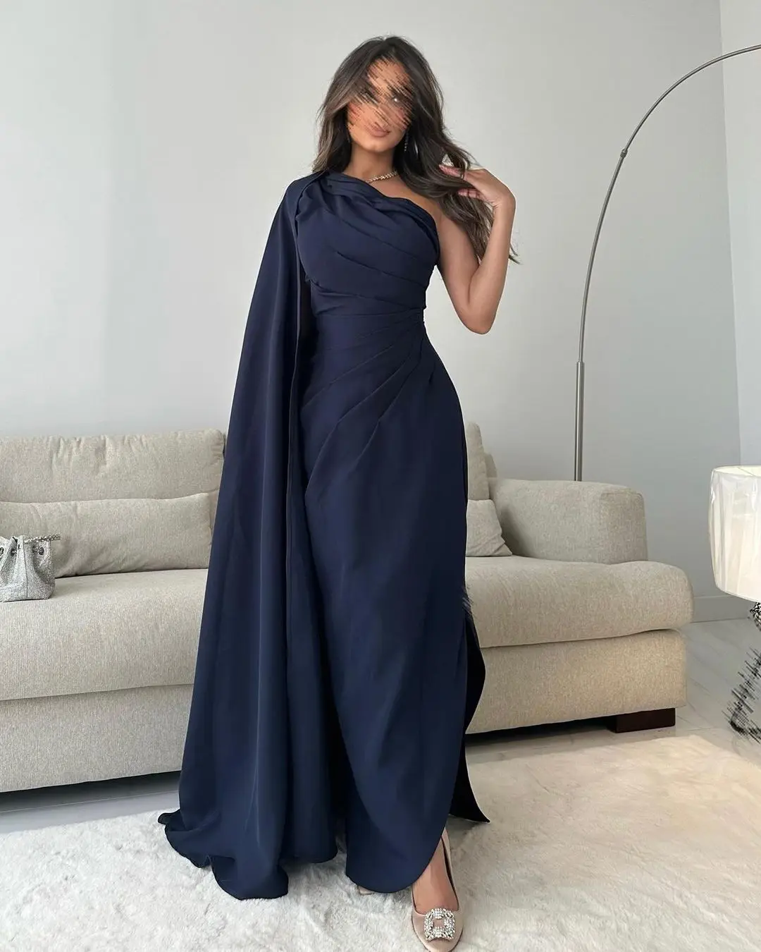 VD Saudi Arabia Prom Dresses Flutter Sleeves One Shoulder Vestidos De Fiesta Elegantes Para Mujer Long Party Evening Gowns
VD Saudi Arabia Prom Dresses Flutter Sleeves One Shoulder Vestidos De Fiesta Elegantes Para Mujer Long Party Evening Gowns