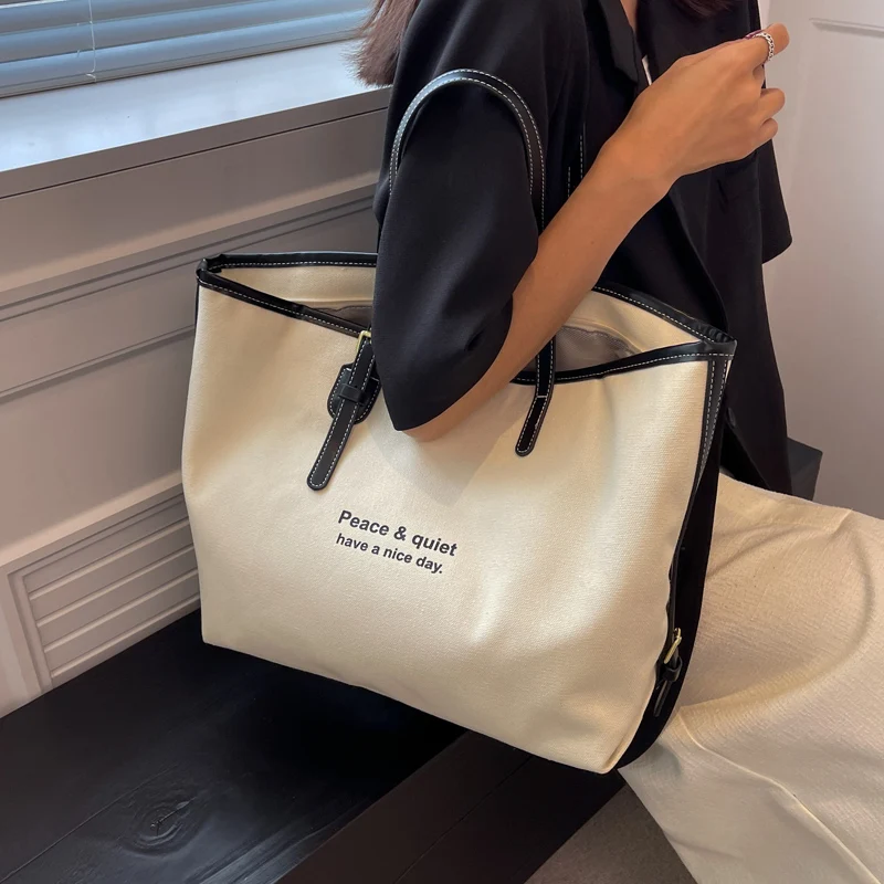 Холщовая Сумка-тоут, женские вместительные сумки через плечо, летние модные сумки для женщин, сумка для покупок
Холщовая Сумка-тоут, женские вместительные сумки через плечо, летние модные сумки для женщин, сумка для покупок