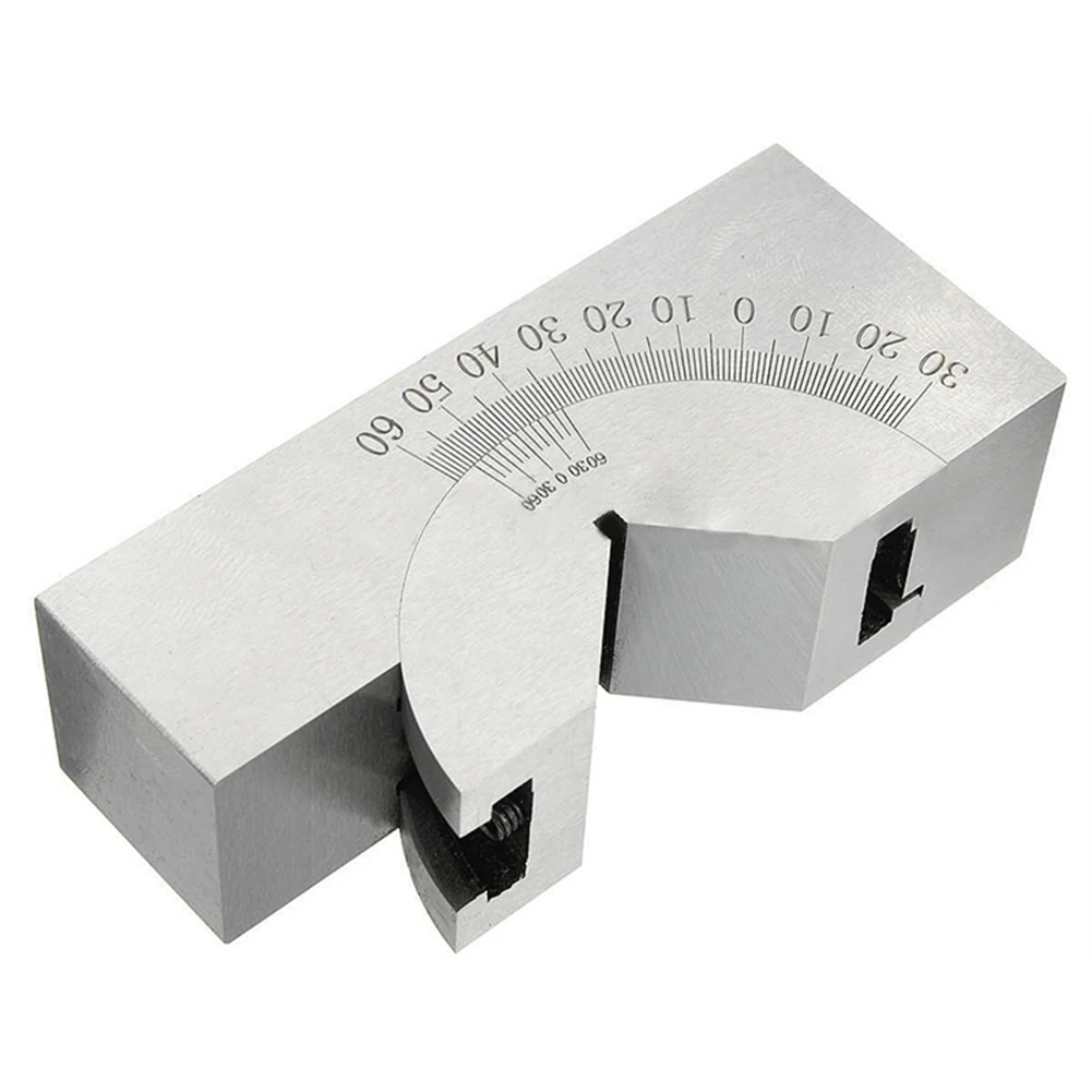 0 Degree To 60 Degree Micro Adjustable Angle V Block 0.01mm Steel Gauge Wrench Grinder Slant Hole Drilling Milling Setup
0 Degree To 60 Degree Micro Adjustable Angle V Block 0.01mm Steel Gauge Wrench Grinder Slant Hole Drilling Milling Setup