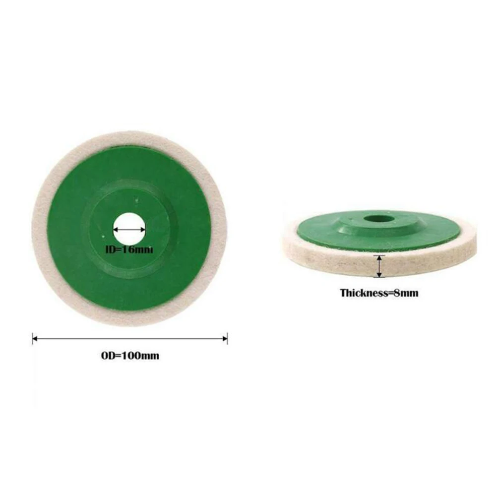 10Pcs 100mm Wool Buffing Polishing Wheels Felt Pad 4 Inch Buffer Polish Discs Mirror Wool Polishing Wheel Power Tools Accessory
10Pcs 100mm Wool Buffing Polishing Wheels Felt Pad 4 Inch Buffer Polish Discs Mirror Wool Polishing Wheel Power Tools Accessory