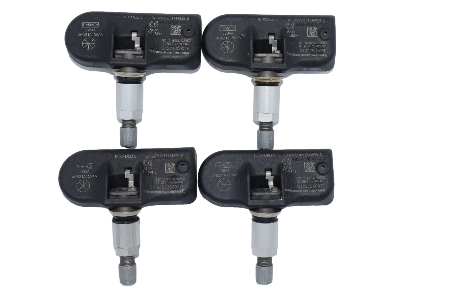 AH521A159AA 4x Tire Pressure Monitoring System Sensor for Land Rover Defender Discovery LR4
AH521A159AA 4x Tire Pressure Monitoring System Sensor for Land Rover Defender Discovery LR4