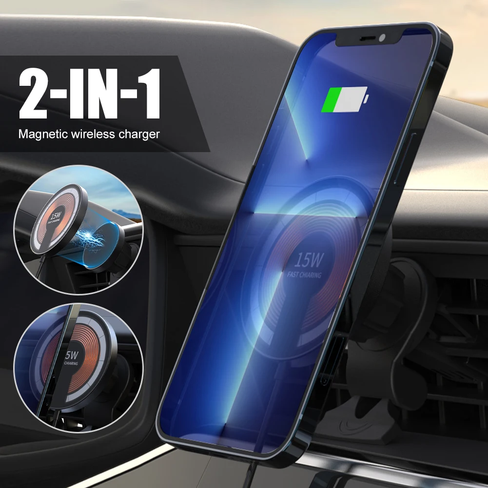 15W Magnetic Wireless Car Charger Mount Adsorbable Phone For iPhone 13 12 Pro Max Mini Car Mount Phone Holder Qi Fast Chargers
15W Magnetic Wireless Car Charger Mount Adsorbable Phone For iPhone 13 12 Pro Max Mini Car Mount Phone Holder Qi Fast Chargers