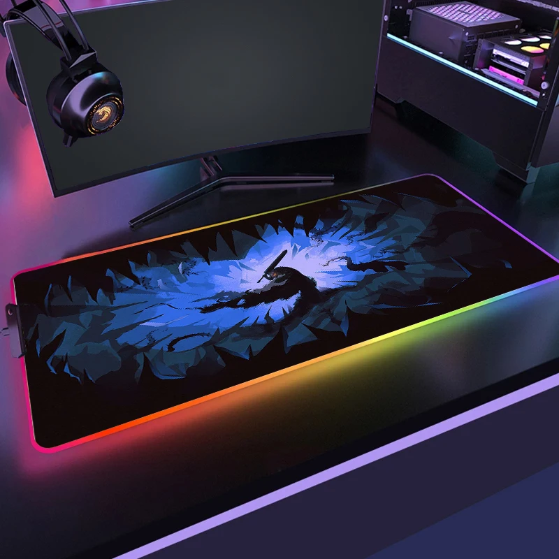 Anime Berserk Guts Mouse Pad Gamer 90X40cm XXL Gaming Rubber Mousepad Computer Game Mouse Mat Keyboard Pads with Backlit
Anime Berserk Guts Mouse Pad Gamer 90X40cm XXL Gaming Rubber Mousepad Computer Game Mouse Mat Keyboard Pads with Backlit