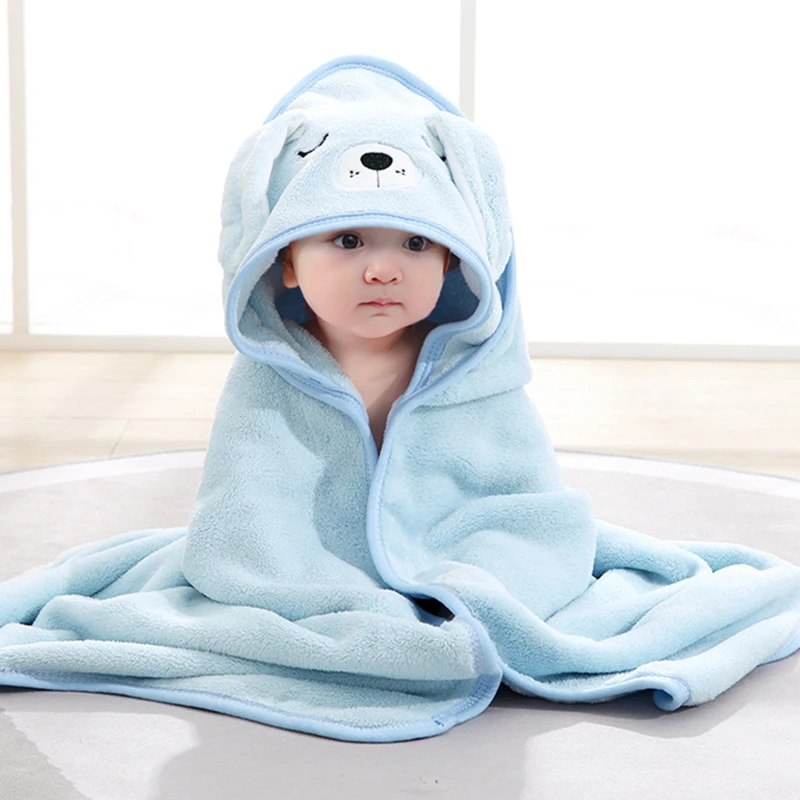 

Newborn Swaddling Clothes Cotton Fleece Blanket For 0-12 Months Baby 4 Seasons Absorbent Warm Blanket Children Bath Towels