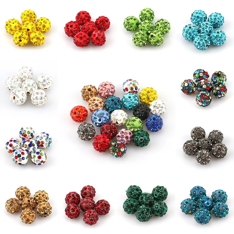 10mm Round Rhinestone Ball Crystal Beads Colorful Czech Glass Metal Beads For DIY Jewelry Making Bracelet Necklace Accessories
10mm Round Rhinestone Ball Crystal Beads Colorful Czech Glass Metal Beads For DIY Jewelry Making Bracelet Necklace Accessories