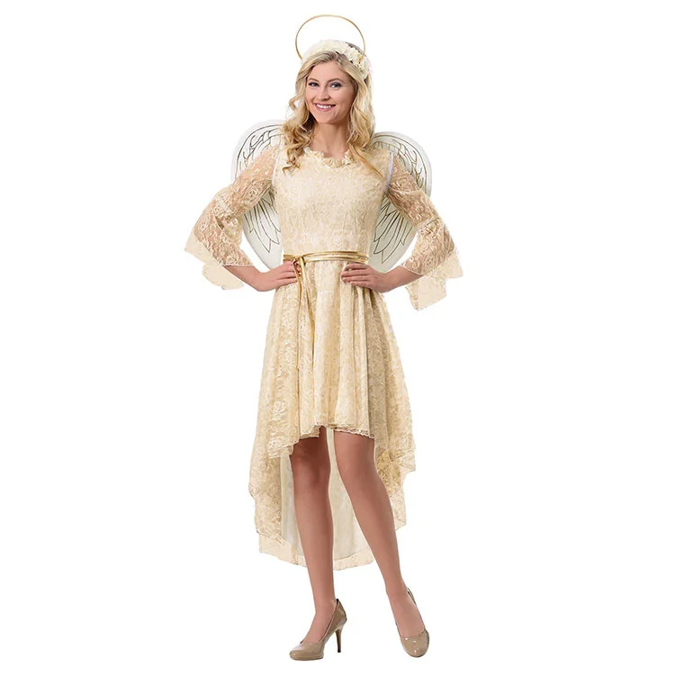 Halloween Children's Day School Fairy Tales Stage Performance Adult Women Angel Angel plays costume
Halloween Children's Day School Fairy Tales Stage Performance Adult Women Angel Angel plays costume