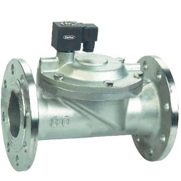 Darhor Cast Iron stainless steel 4 inch 6 inch flange solenoid valve 
Darhor Cast Iron stainless steel 4 inch 6 inch flange solenoid valve