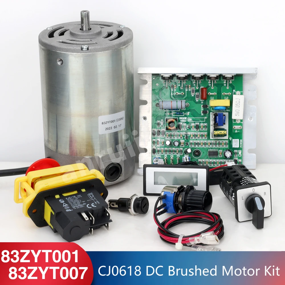 DC Brushed Motor CJ0618 550W&400W 220V 83ZYT001/83ZYT007 Digital Display Lathe Power Drive Main Control Board&Motor Kit
DC Brushed Motor CJ0618 550W&400W 220V 83ZYT001/83ZYT007 Digital Display Lathe Power Drive Main Control Board&Motor Kit