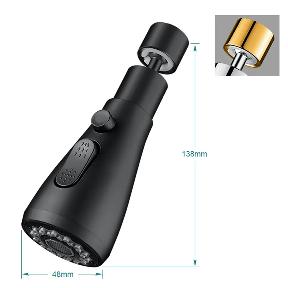 Faucet Aerator Faucet Sprinkler Corrosion Resistant Silver Waterproof ABS Black Copper Basin Faucet Shower Nozzle
Faucet Aerator Faucet Sprinkler Corrosion Resistant Silver Waterproof ABS Black Copper Basin Faucet Shower Nozzle