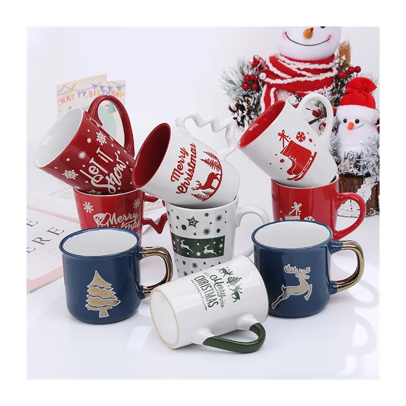 Creative Cute Cartoon Snowman Santa Claus Ceramic Cups, Best Christmas gifts mugs in color glaze and metal handle,support OEM
Creative Cute Cartoon Snowman Santa Claus Ceramic Cups, Best Christmas gifts mugs in color glaze and metal handle,support OEM