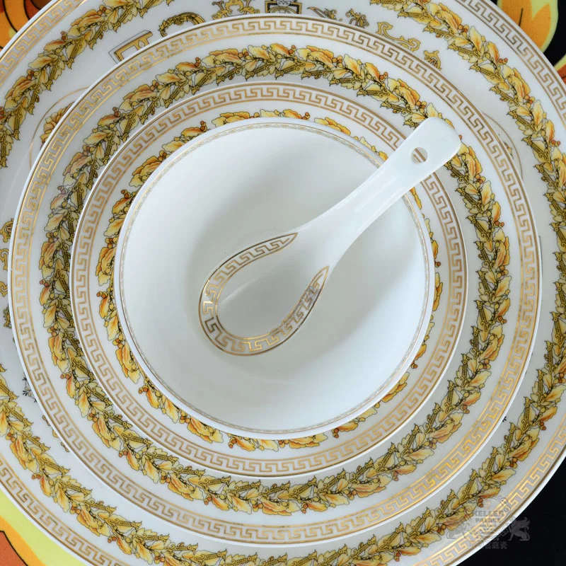 Bone China Plate Bowl Spoon Coffee Cup Household Tableware Ceramic Flat Plate Soup Plate Fish Dish Double Layer Cake Plate
Bone China Plate Bowl Spoon Coffee Cup Household Tableware Ceramic Flat Plate Soup Plate Fish Dish Double Layer Cake Plate