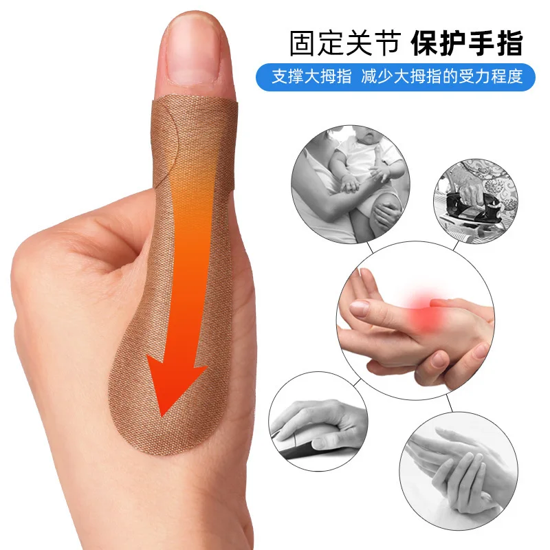 

10/20 Pc Hand Wrist Tendon Sheath Patches For Thumb Finger Protector Brace Big Toe Hallux Valgus Corrector Orthotics Pain Relief