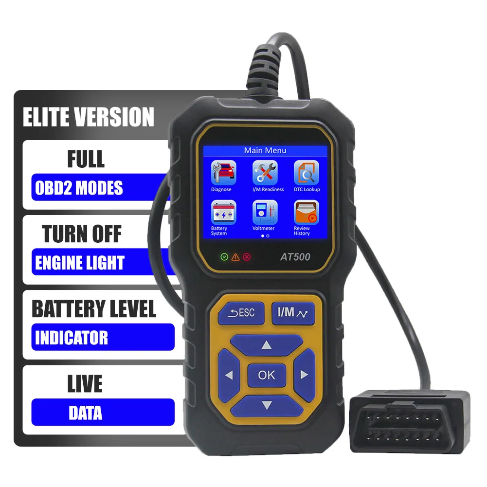 AT500 Car Full OBD2 Diagnostic Tools Automotive Professional Code Reader Scanner Check Engine Free Update Automotive Tools
AT500 Car Full OBD2 Diagnostic Tools Automotive Professional Code Reader Scanner Check Engine Free Update Automotive Tools
