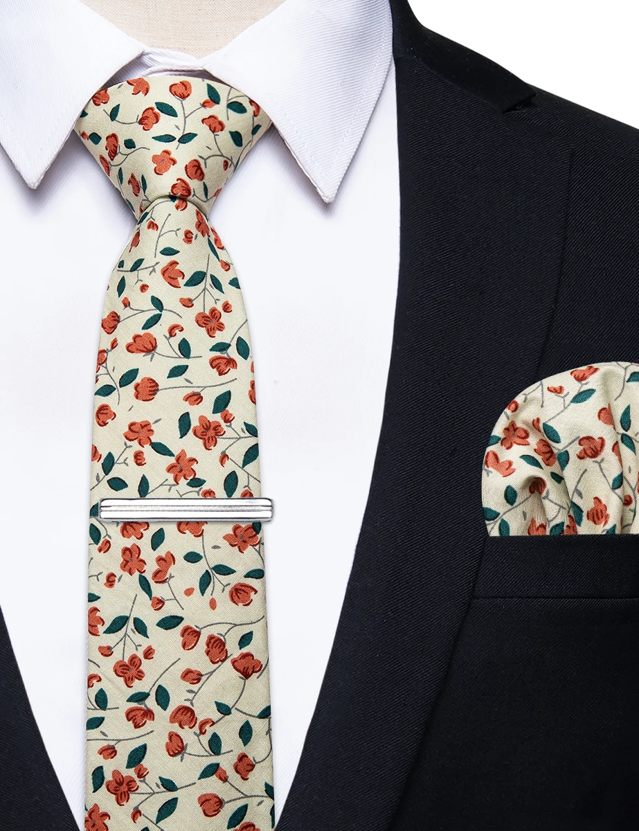 6 CM Men's Cream-colored Neck Tie Jacquard Floral Necktie Daily Wear ensemble cravate et mouchoir Wedding Party Tie For Men Gift
6 CM Men's Cream-colored Neck Tie Jacquard Floral Necktie Daily Wear ensemble cravate et mouchoir Wedding Party Tie For Men Gift