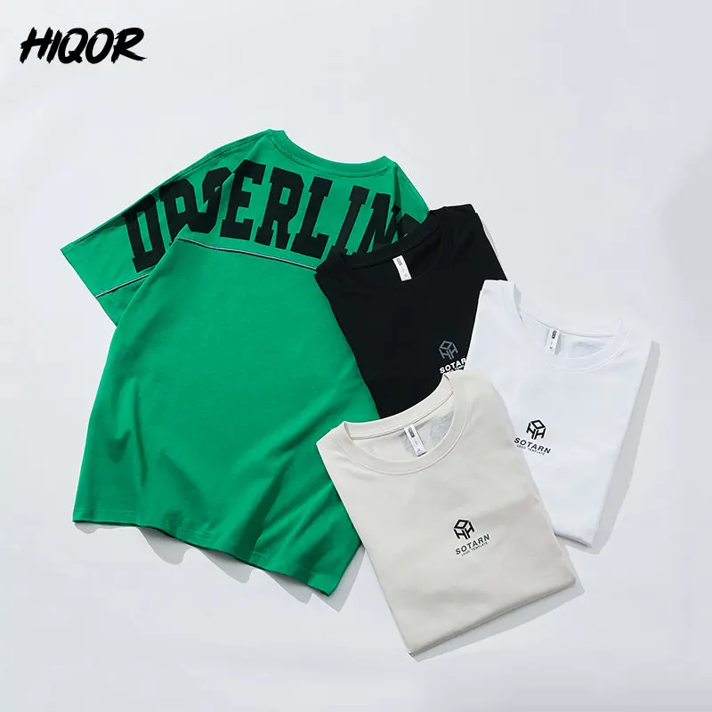 HIQOR Men Summer Korean Streetwear Casual High Street Tees Hip Hop Short Sleeve Tshirts Workout Four Color 2023 Tops
HIQOR Men Summer Korean Streetwear Casual High Street Tees Hip Hop Short Sleeve Tshirts Workout Four Color 2023 Tops