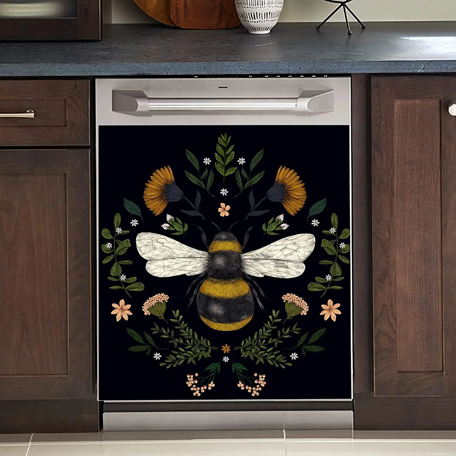 Yosa Kitchen Decor Autumn Bee Dishwasher Cover Magnetic StickerSpring Flower Decal MagnetWasp Magnetic Dishwasher Door Floral
Yosa Kitchen Decor Autumn Bee Dishwasher Cover Magnetic StickerSpring Flower Decal MagnetWasp Magnetic Dishwasher Door Floral