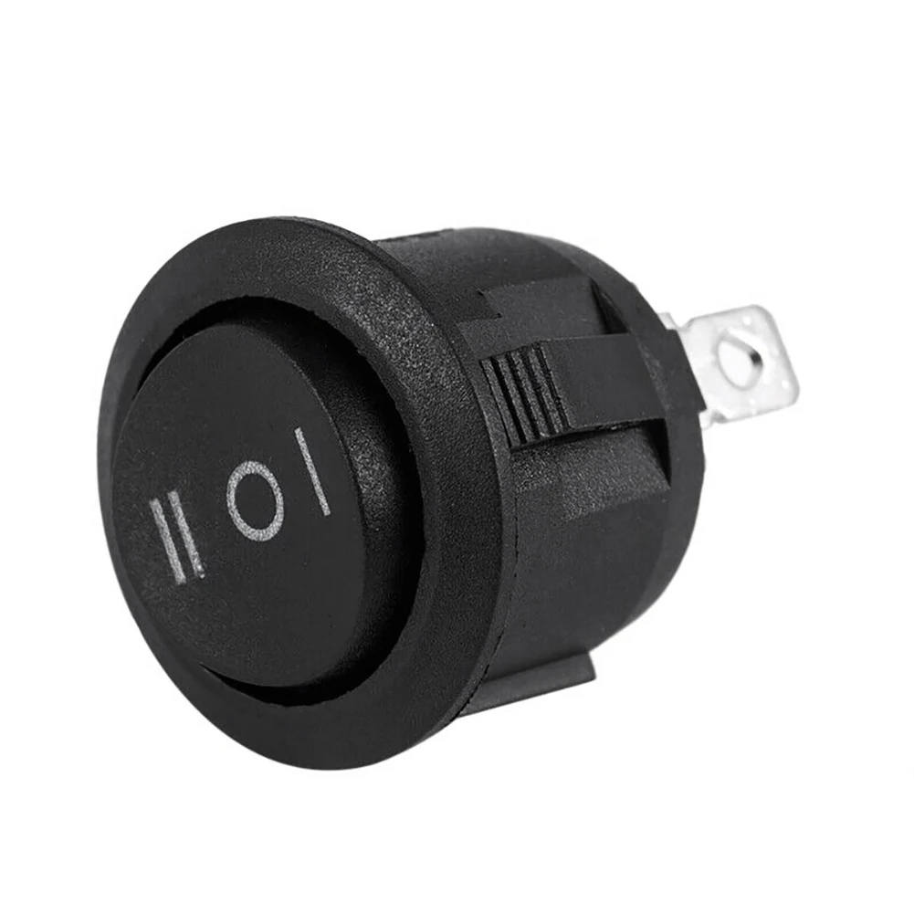 1 Pc Rocker Switch 12-250V On/Off/On Black Round Rocker Switch Car Automotive 20mm SPDT For Caravan And Motorhome Applications
1 Pc Rocker Switch 12-250V On/Off/On Black Round Rocker Switch Car Automotive 20mm SPDT For Caravan And Motorhome Applications