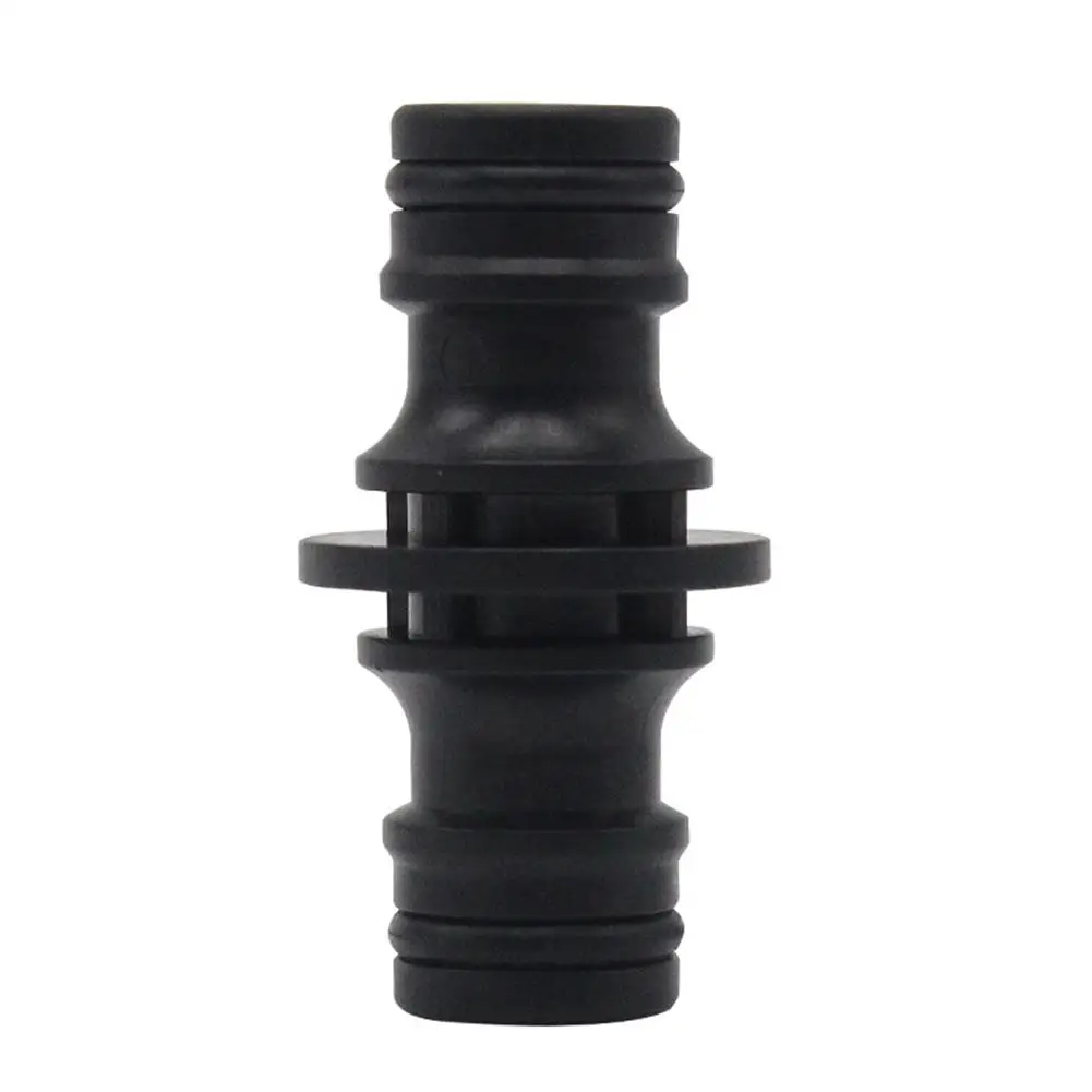 

2 Way Garden Hose Connector Joiner Coupler Watering Water Pipe Tap Male Black Adapter Extender Set For Hose Pipe Tube