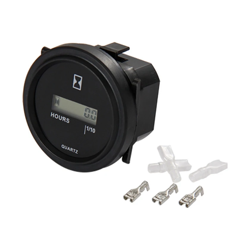 Digital Hour Meter Resettable Total Running Hours Data Storage For Lawn Mower Tractor Generator Golf Cart Marine ATV
Digital Hour Meter Resettable Total Running Hours Data Storage For Lawn Mower Tractor Generator Golf Cart Marine ATV