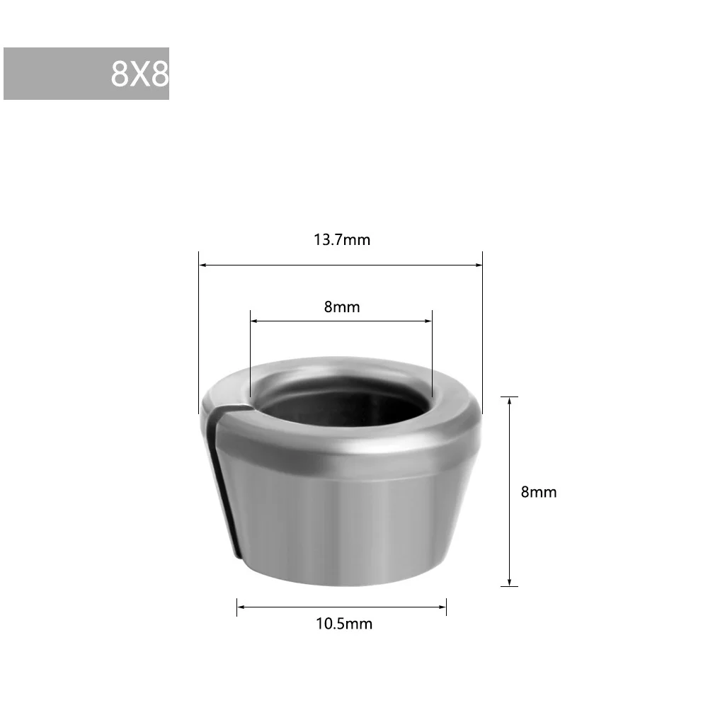 Collet Chuck Adapter W/ M17 Nut Carbide Split Bushing Converters For Engraving Machine Wood Router Woodworking Tools
Collet Chuck Adapter W/ M17 Nut Carbide Split Bushing Converters For Engraving Machine Wood Router Woodworking Tools