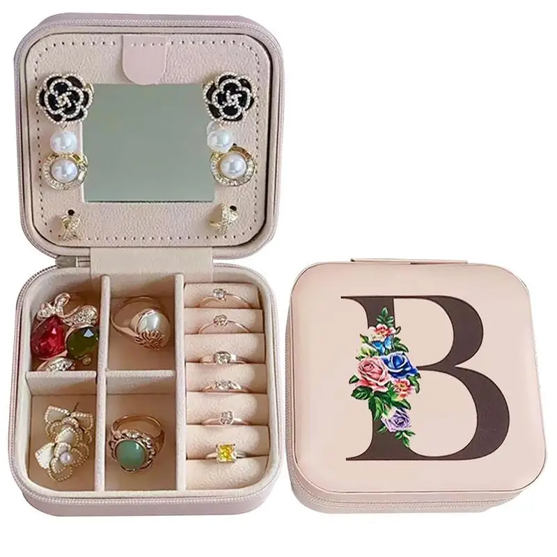 Шкатулка для хранения ювелирных изделий, искусственная кожа, искусственная кожа, органайзер для хранения сережек, ожерелий, многофункциональные дорожные аксессуары для 
Шкатулка для хранения ювелирных изделий, искусственная кожа, искусственная кожа, органайзер для хранения сережек, ожерелий, многофункциональные дорожные аксессуары для